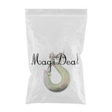 Maxbell 1 Pieces 1/4" G70 Steel Clevis Winch Hook Heavy Duty Zinc Plated Alloy