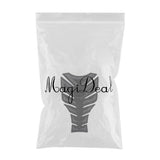 Maxbell 3D Carbon Fiber Motorcycle Gas Fuel Tank Sticker Fit Gel Pad Decal Gray