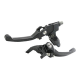Maxbell CNC Folding Brake Lever & Clutch Handlebar Grip Lever for Dirt Bike, Black