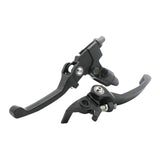 Maxbell CNC Folding Brake Lever & Clutch Handlebar Grip Lever for Dirt Bike, Black