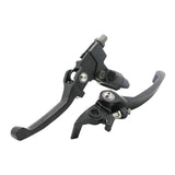Maxbell CNC Folding Brake Lever & Clutch Handlebar Grip Lever for Dirt Bike, Black