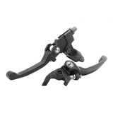 Maxbell CNC Folding Brake Lever & Clutch Handlebar Grip Lever for Dirt Bike, Black