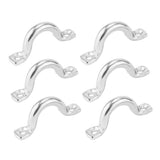 Maxbell 6Pcs 5mm Boat Pad Eye, Tie Down Rope Anchor Stainless Steel Kayak Deck Loops