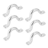 Maxbell 6Pcs 6mm Boat Pad Eye, Tie Down Rope Anchor Stainless Steel Kayak Deck Loops