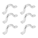 Maxbell 6Pcs 6mm Boat Pad Eye, Tie Down Rope Anchor Stainless Steel Kayak Deck Loops