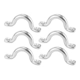 Maxbell 6Pcs 6mm Boat Pad Eye, Tie Down Rope Anchor Stainless Steel Kayak Deck Loops