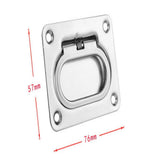 Maxbell Stainless Steel Lift Ring Heavy Duty Marine Boat Deck Mount Lifting Handle