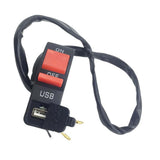 Maxbell 7/8" Motorcycle Bar Switch ON OFF Starter Engine Kill Push Button for Yamaha