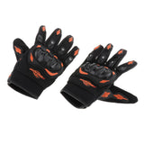 Maxbell Motorcycle Glove Waterproof Motorbike Warm Thermal Winter Quality Orange XXL