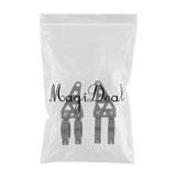 Maxbell Pair Motorcycle Headlight Bracket 41mm Front Fork Headlight Mount Kit Black