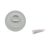 Maxbell Stainless Steel D-Ring Pad/Patch fits PVC Inflatable Boats Grey