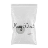 Maxbell Stainless Steel D-Ring Pad/Patch fits PVC Inflatable Boats Grey