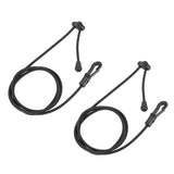 Maxbell 2Pcs Stretchable Kayak Paddle Leash Safety Lanyard for Surfing Cycling