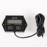Maxbell Tachometer Digital RPM Hour Tach Meter LCD Display for Bike Motorcycle Boat