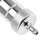 Maxbell 8mm Petrol Gas Fuel Filter Cleaner for Motorcycle Pit Dirt Bike ATV Silver