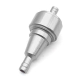 Maxbell 8mm Petrol Gas Fuel Filter Cleaner for Motorcycle Pit Dirt Bike ATV Silver
