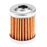 Maxbell 8mm Petrol Gas Fuel Filter Cleaner for Motorcycle Pit Dirt Bike ATV Silver