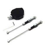 Maxbell Motorcycle CNC Stunt Clutch Cable Lever Replacement Easy Pull System Black