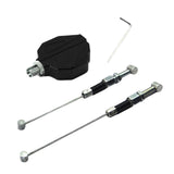 Maxbell Motorcycle CNC Stunt Clutch Cable Lever Replacement Easy Pull System Black