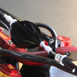 Maxbell Motorcycle CNC Stunt Clutch Cable Lever Replacement Easy Pull System Black