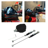 Maxbell Motorcycle CNC Stunt Clutch Cable Lever Replacement Easy Pull System Black