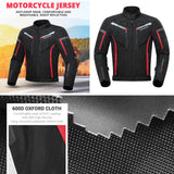Maxbell ARMORED 600D Motorcycle Jacket For Men Dualsport Motocross Racing Biker L
