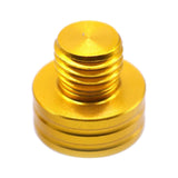 Maxbell M10 x 1.25 Clockwise Rear View Mirror Hole Plugs Screws For Honda  yellow
