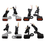 Maxbell LED Turn Signal Indicator Light for Harley Sportster 883 1200 Silver Orange