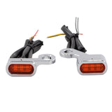 Maxbell LED Turn Signal Indicator Light for Harley Sportster 883 1200 Silver Orange
