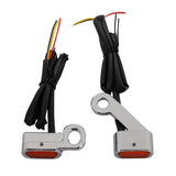 Maxbell LED Turn Signal Indicator Light for Harley Sportster 883 1200 Silver Orange