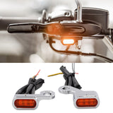 Maxbell LED Turn Signal Indicator Light for Harley Sportster 883 1200 Silver Orange