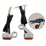 Maxbell LED Turn Signal Indicator Light for Harley Sportster 883 1200 Silver Orange