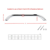 Maxbell 316 Stainless Steel Boat Handle Grab Bar Handrail length 12 inch