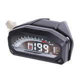 Maxbell Universal Motorcycle Speedometer LCD Digital Odometer Guage 199km/h 1200 rpm