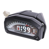 Maxbell Universal Motorcycle Speedometer LCD Digital Odometer Guage 199km/h 1200 rpm