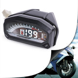 Maxbell Universal Motorcycle Speedometer LCD Digital Odometer Guage 199km/h 1200 rpm