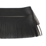 Maxbell Tassel Saddle Bags Fringe Waterproof for Harley Roadmaster  black