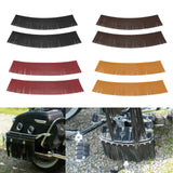 Maxbell Tassel Saddle Bags Fringe Waterproof for Harley Roadmaster  black