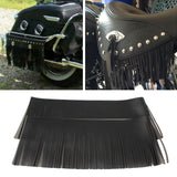 Maxbell Tassel Saddle Bags Fringe Waterproof for Harley Roadmaster  black