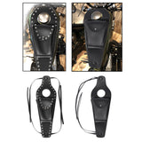 Maxbell Black PU Gas Fuel Tank Cover Panel Bag Pouch for Sportster with Rivet