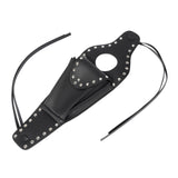 Maxbell Black PU Gas Fuel Tank Cover Panel Bag Pouch for Sportster with Rivet