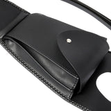 Maxbell Black PU Gas Fuel Tank Cover Panel Bag Pouch for Sportster No Rivet