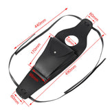 Maxbell Black PU Gas Fuel Tank Cover Panel Bag Pouch for Sportster No Rivet