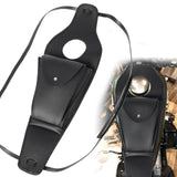 Maxbell Black PU Gas Fuel Tank Cover Panel Bag Pouch for Sportster No Rivet