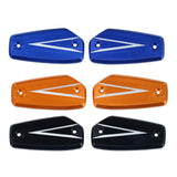 Maxbell 1 Pair Front Brake Fluid Reservoir Cover Fit for HAYABUSA GSX1300R 2021-2022 Blue