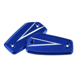 Maxbell 1 Pair Front Brake Fluid Reservoir Cover Fit for HAYABUSA GSX1300R 2021-2022 Blue