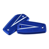 Maxbell 1 Pair Front Brake Fluid Reservoir Cover Fit for HAYABUSA GSX1300R 2021-2022 Blue