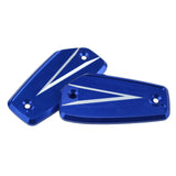 Maxbell 1 Pair Front Brake Fluid Reservoir Cover Fit for HAYABUSA GSX1300R 2021-2022 Blue