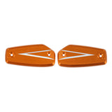 Maxbell 1 Pair Front Brake Fluid Reservoir Cover Fit for HAYABUSA GSX1300R 2021-2022 Orange