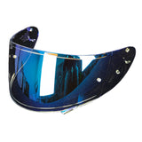 Maxbell Motorcycle Helmets Visor PC Parts for Z7 Z-7 CNS-3R X-spirit Parts Accessory Transparent Blue J